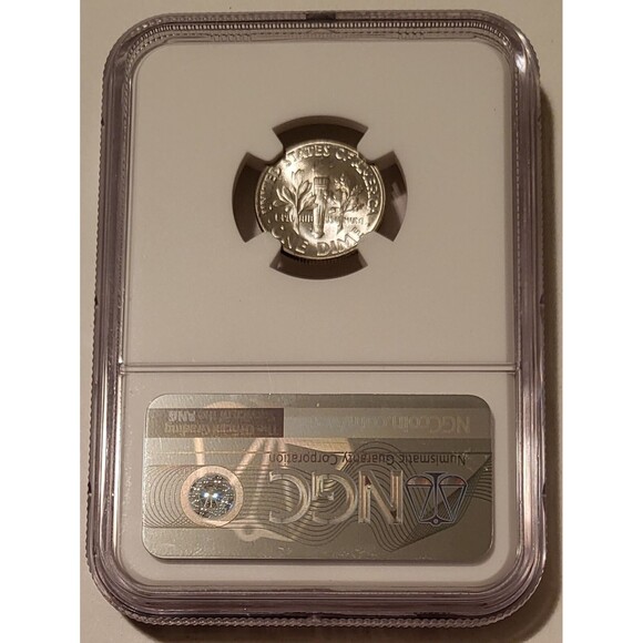 1946 S Roosevelt Dime MS67 FT NGC - Picture 2 of 4